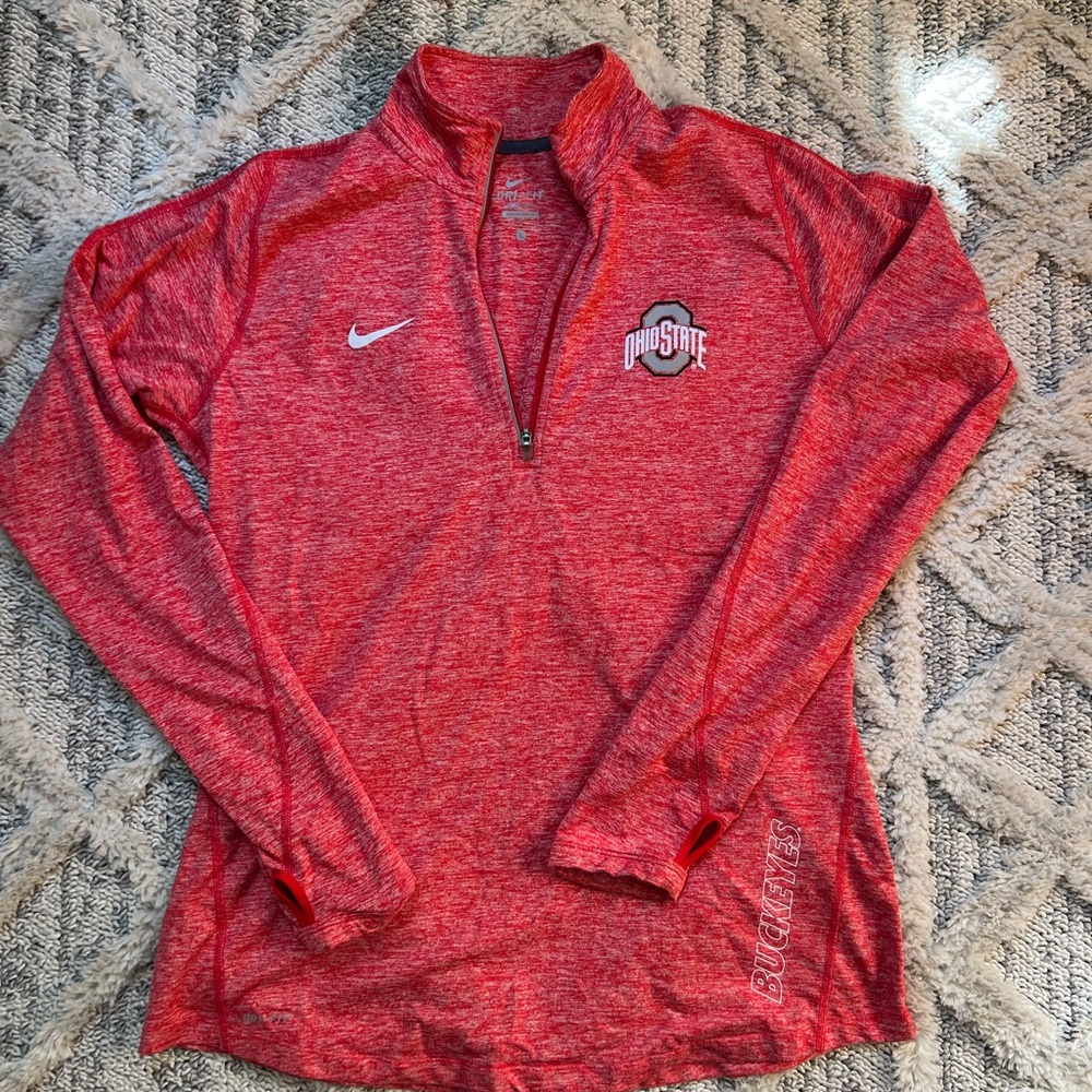 Nike OSU dri-fit quarter zip